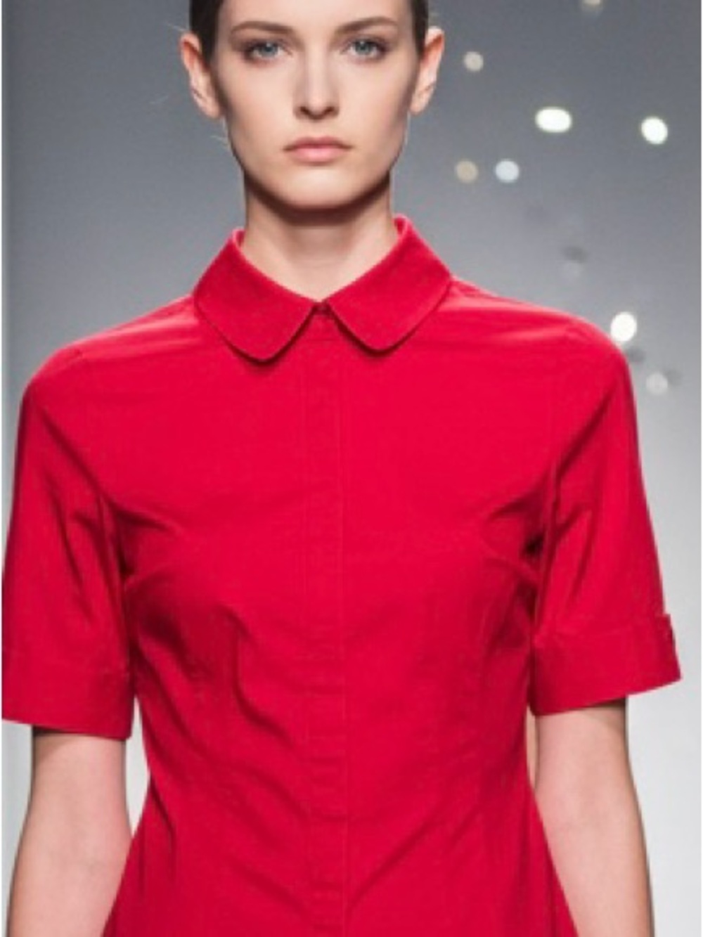 Rue21 Chili Red Fitted Stretch Top - Size Small - Cotton Spandex